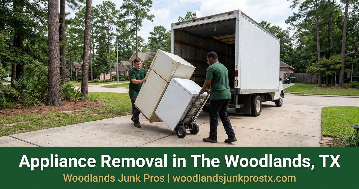Appliance Removal in The Woodlands TX