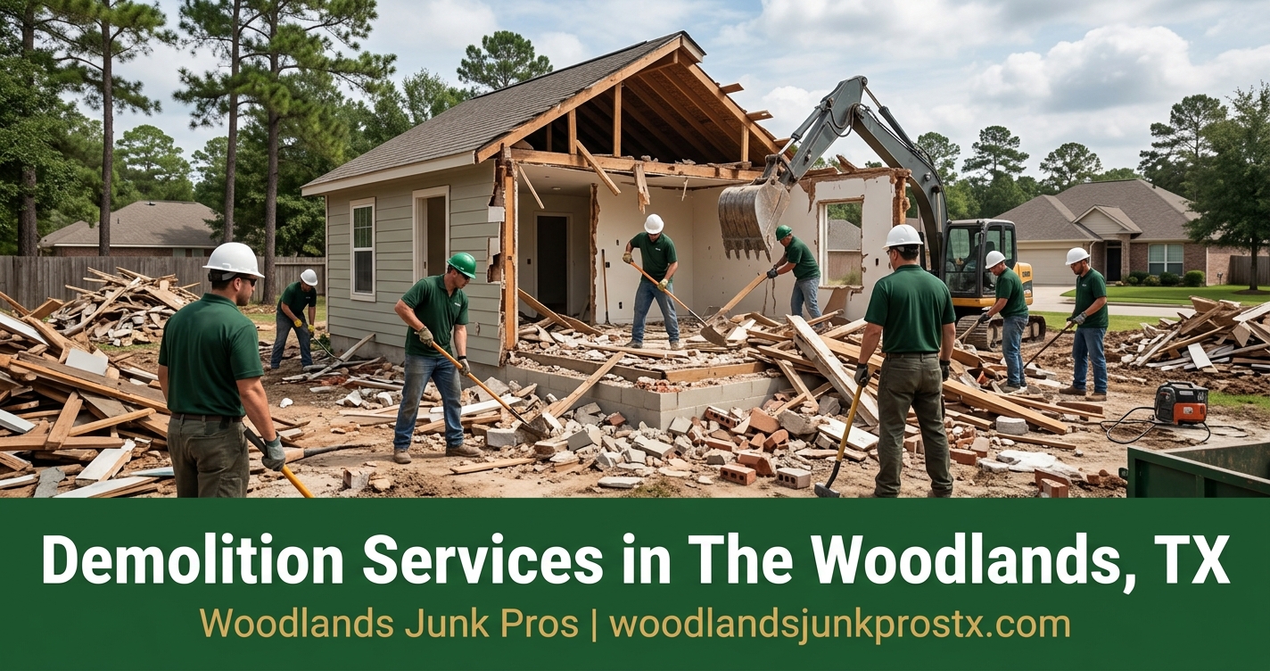 Demolition Services in The Woodlands TX