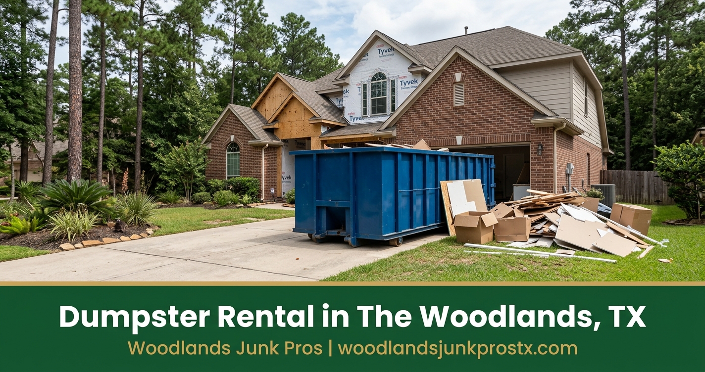 Dumpster Rental in The Woodlands TX
