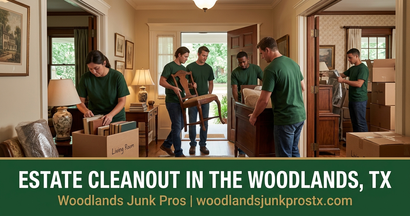 Estate Cleanout in The Woodlands TX