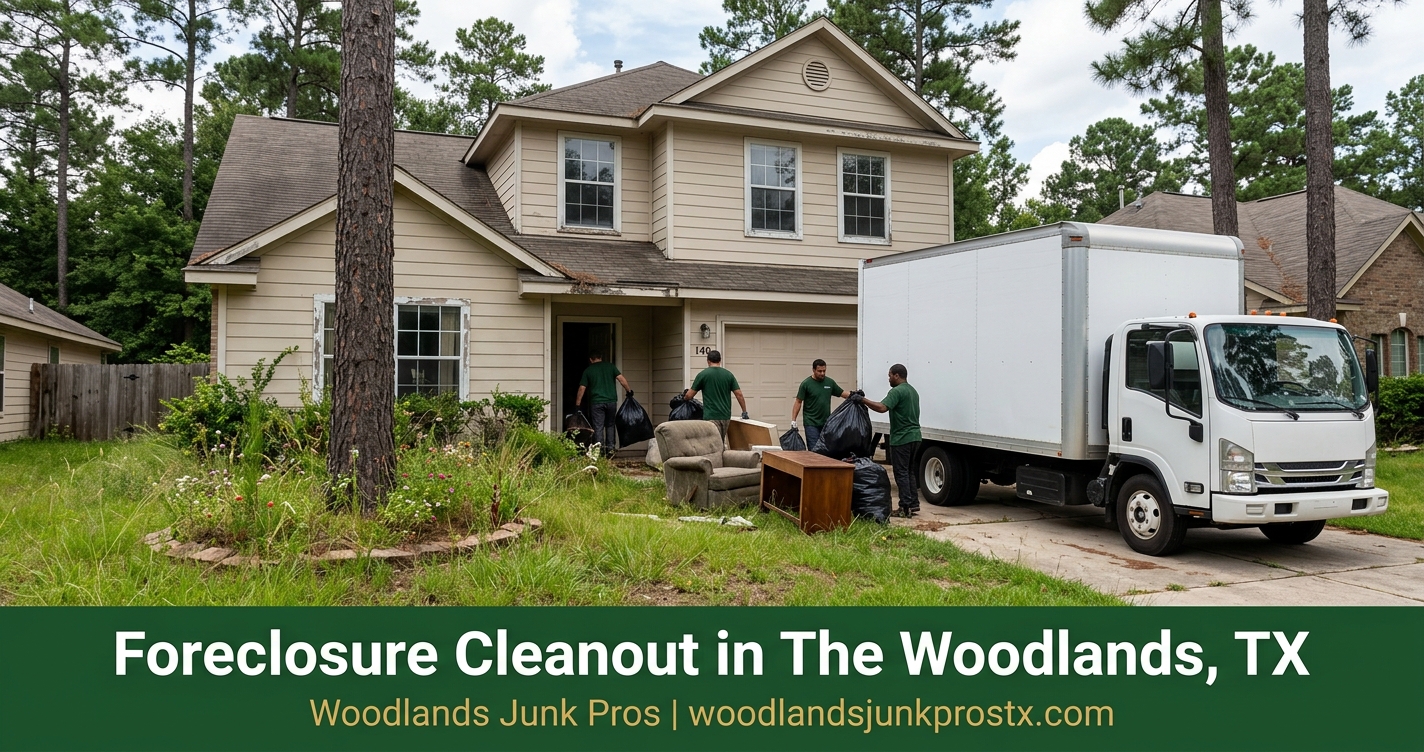 Foreclosure Cleanout in The Woodlands TX