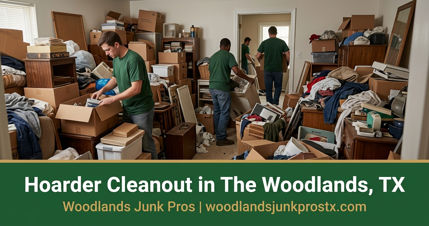 Hoarder Cleanout in The Woodlands TX
