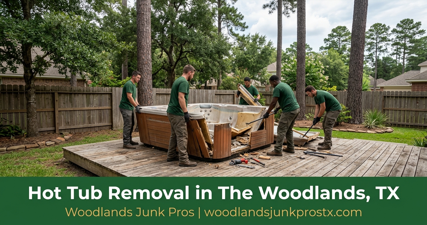 Hot Tub Removal in The Woodlands TX