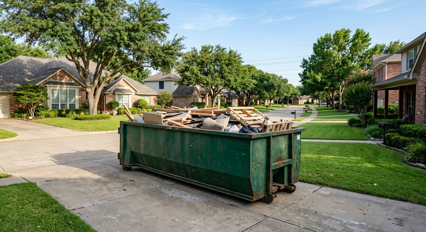 Dumpster rental in The Woodlands TX