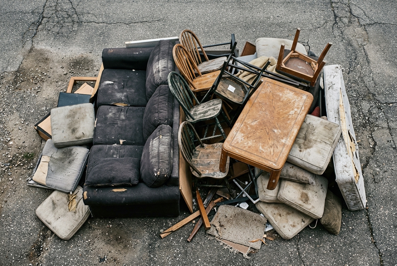 Furniture removal in The Woodlands TX