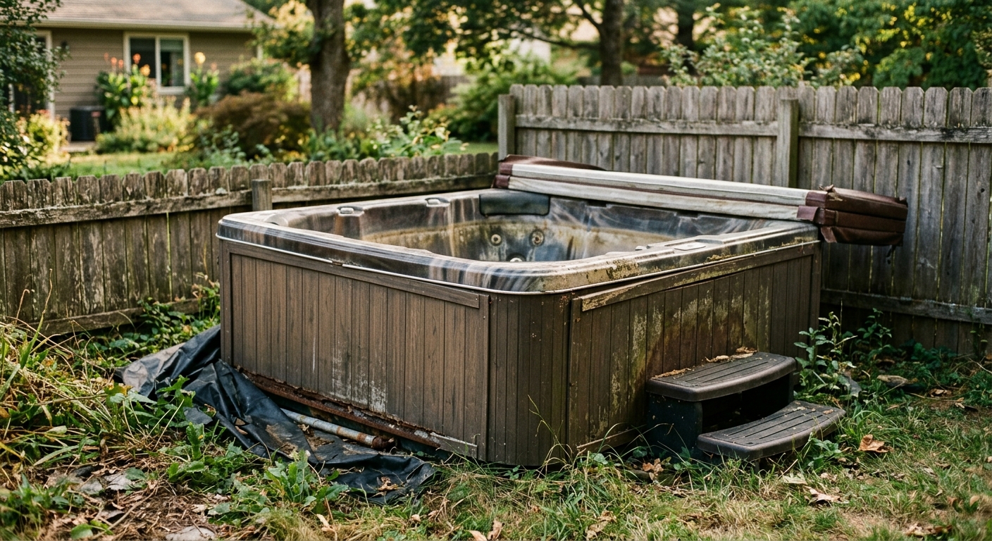 Hot tub removal in The Woodlands TX