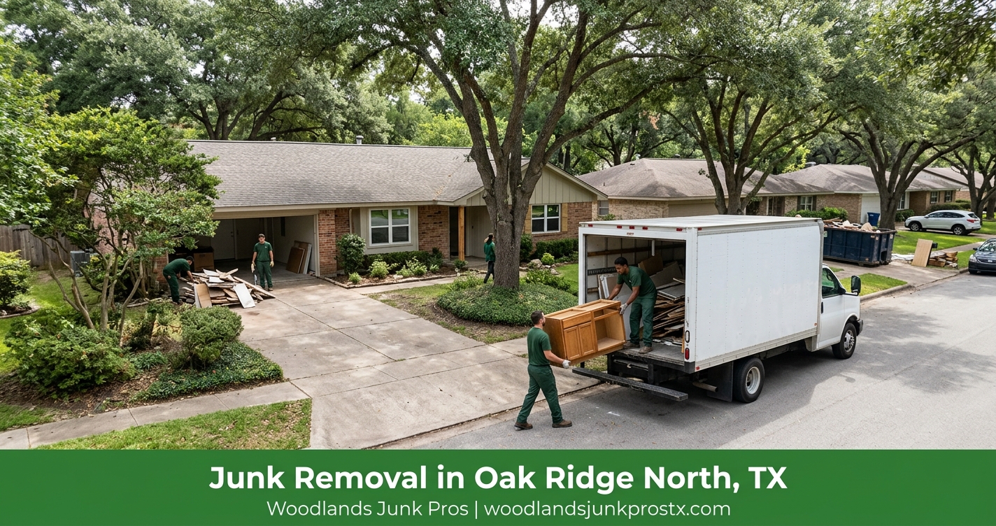 Junk Removal in Oak Ridge North TX
