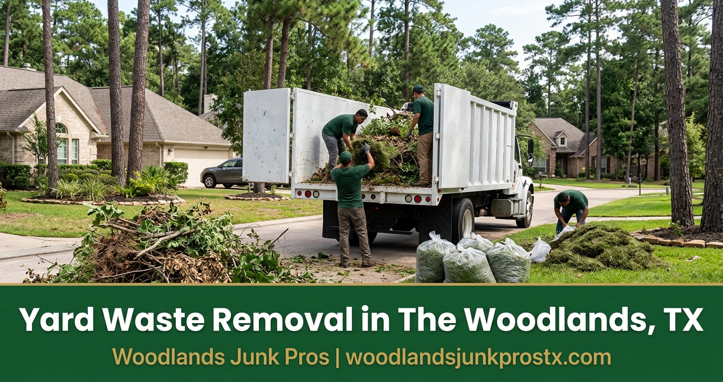 Yard Waste Removal in The Woodlands TX